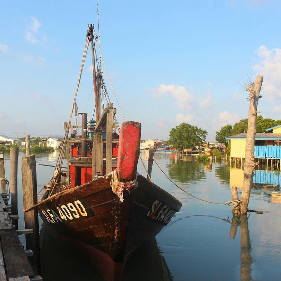 Sea Lion Pulau Ketam Bungalow Homestay Bagan Teochew Esterno foto